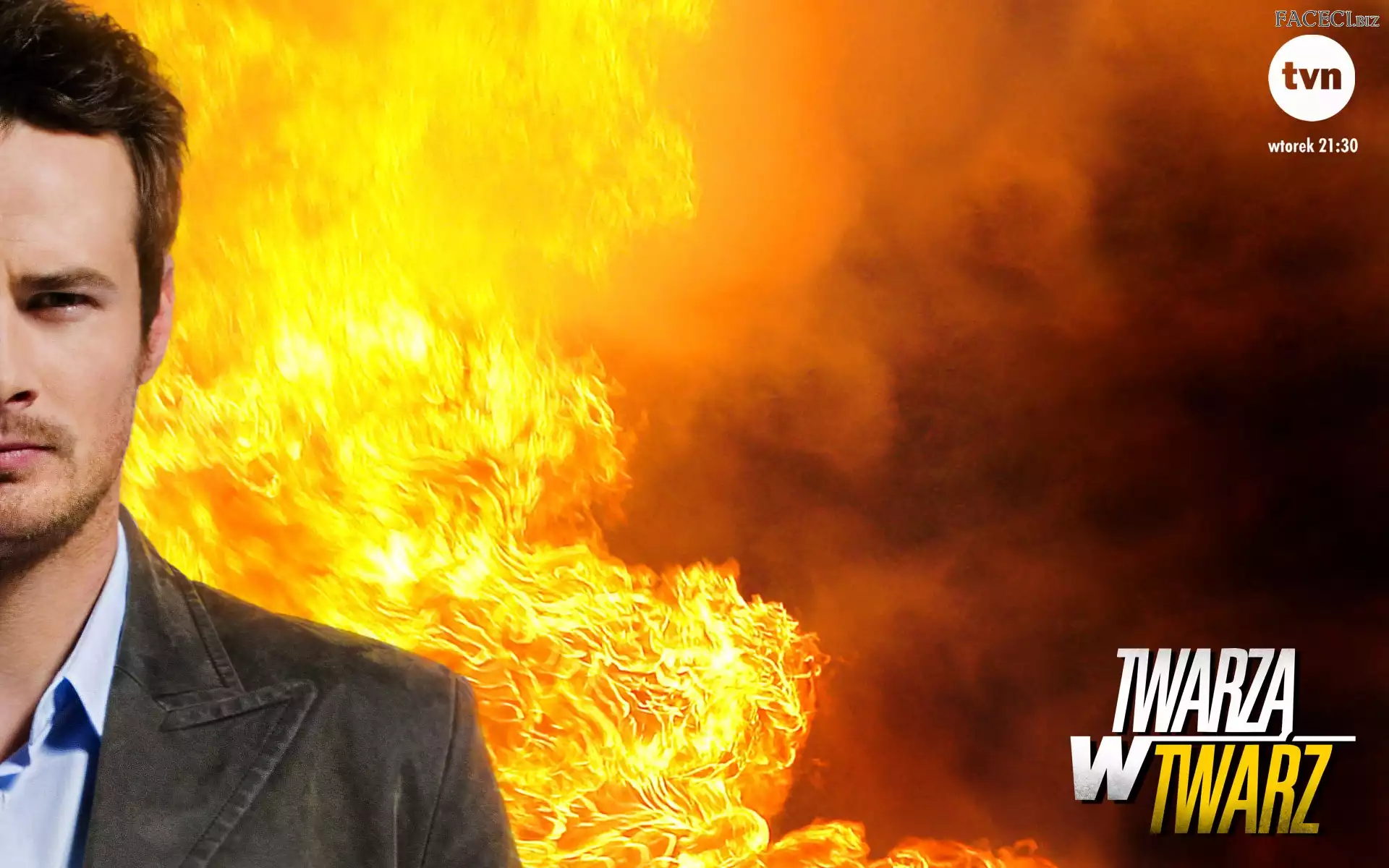 Ognia, Płomienie, Aktor, Twarzą w twarz, Paweł Małaszyński